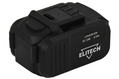Купить Аккумуляторная батарея ELITECH 18 V 4.0Ач   1820.067700 фото №1