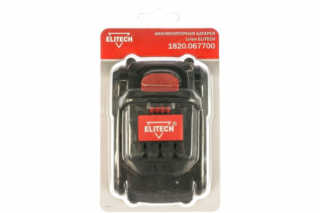 Купить Аккумуляторная батарея ELITECH 18 V 4.0Ач   1820.067700 фото №4