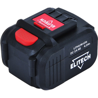 Купить Аккумуляторная батарея ELITECH 14.4 V 4.0Ач   1820.067500 фото №1