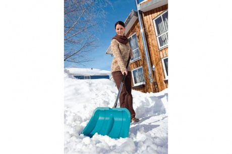 Купить Лопата для уборки снега Gardena 40 см с кромкой из нержав. стали   03242-20.000.00 фото №2