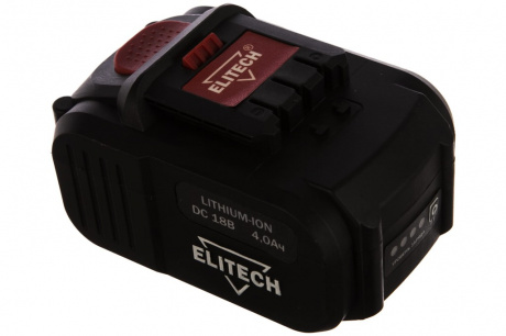 Купить Аккумуляторная батарея ELITECH 18 V 4.0Ач   1820.067700 фото №2