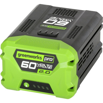 Купить Аккумуляторная батарея GREENWORKS G60B2 60 V , 2 A*h   2918307 фото №1